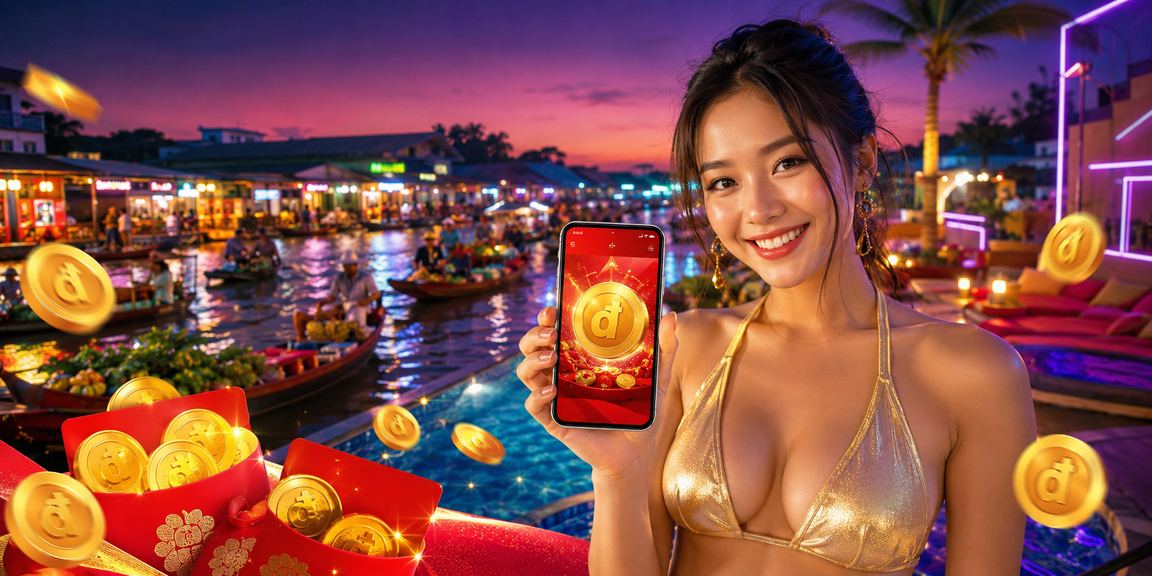 Bao lì xì neon ở Cần Thơ gợi cảm giác ưu đãi voucher về đêm