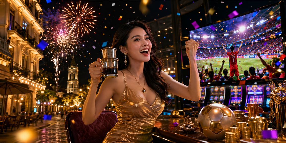 Quán cà phê Hà Nội với slot game trên điện thoại khi xem tiền thưởng