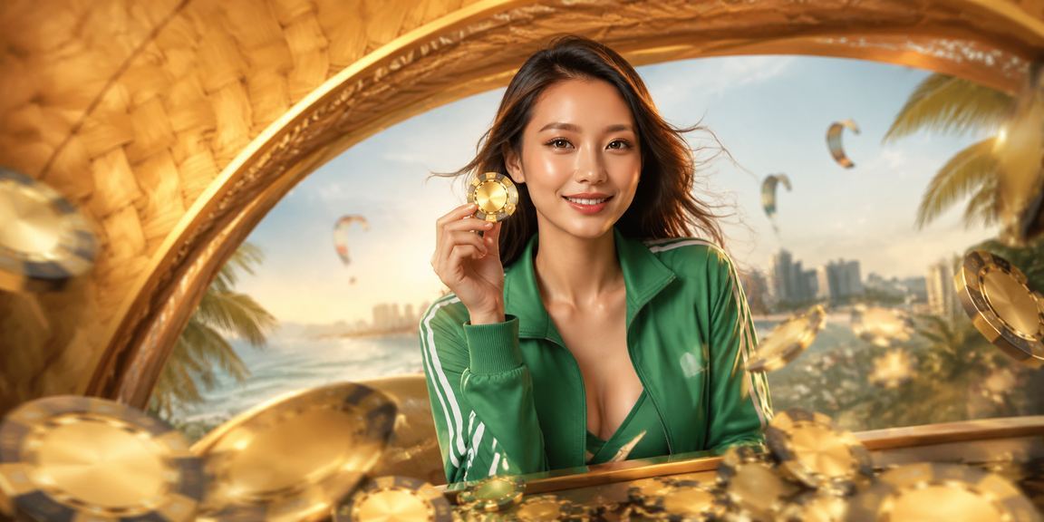 Khoảnh khắc giải trí tại Mũi Né với nón lá và không gian casino hiện đại