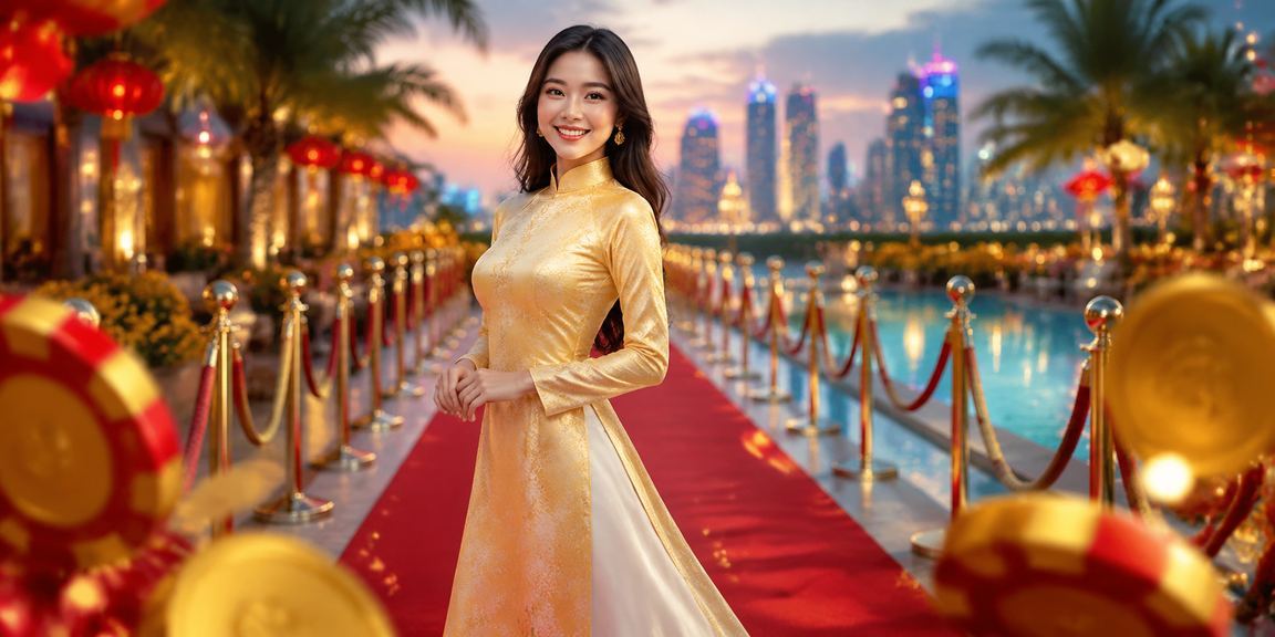 Áo dài tại Nha Trang gợi cảm giác sự kiện nhận thưởng theo mùa